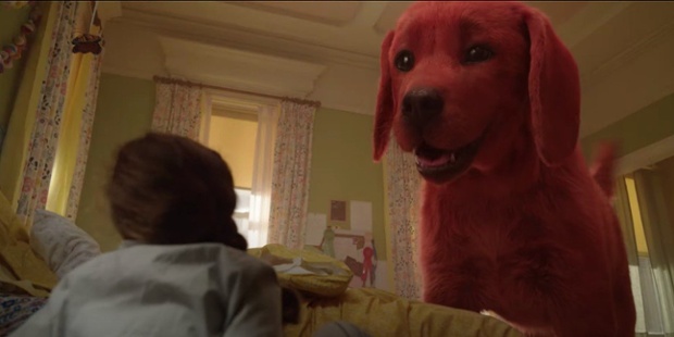 Clifford the Big Red Dog Trailer Shows The Pup Getting Into Huge Hijinks And Nearly Swallowing A Dog