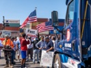 Calif. port traffic snarled by truck driver protests