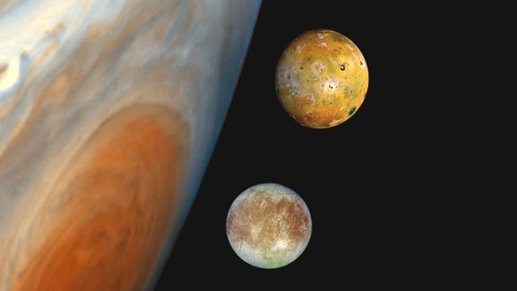 Jupiter's volcanic moon Io may spew sulfur to icy neighbor Europa's surface
