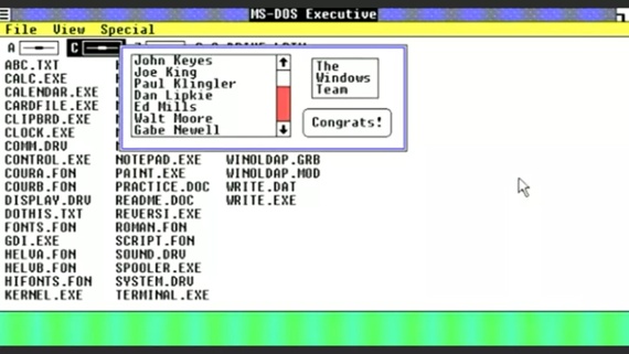 37 years later, someone found a Windows 1.0 Easter egg