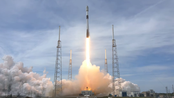 SpaceX launches Starlink V2 satellites, lands rocket at sea