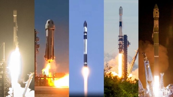 New record coming? 5 rockets launching in next 24 hours