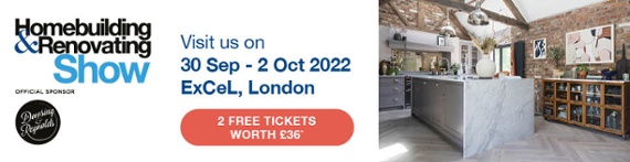Get 2 free tickets, worth &pound;36 to the London Homebuilding &amp; Renovating Show