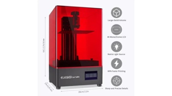 Save $95 on the Elegoo Saturn 3D printer at Amazon