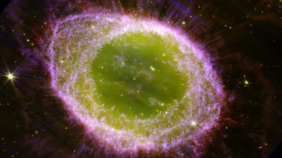 James Webb Space Telescope reveals colorful Ring Nebula