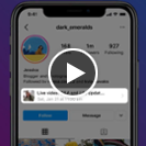 Instagram helps users tout livestreams with profile banners