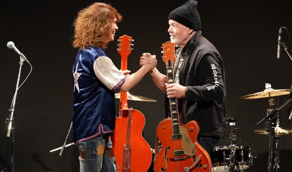 Randy Bachman reunites with his beloved orange 1957 Gretsch 6120 Chet Atkins after 45 years apart