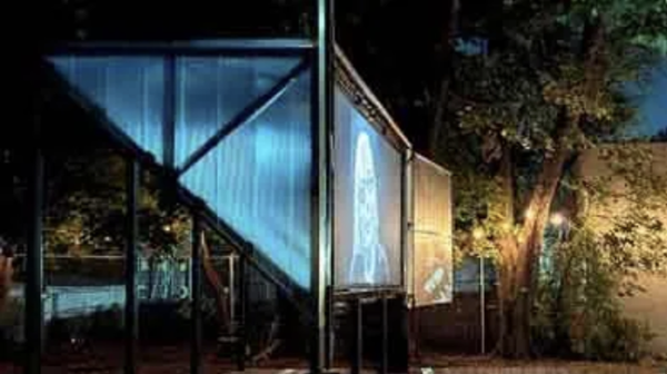 By Day a Pavilion, By Night a Big-Screen Hub
