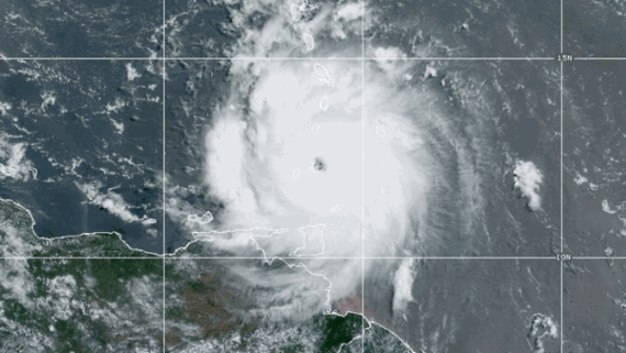 Satellites watch 'extremely dangerous' Hurricane Beryl