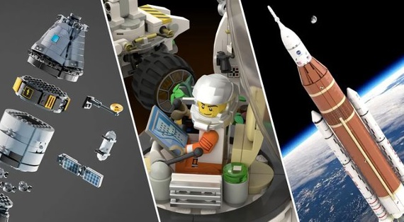Lego Ideas SLS rocket, Kerbal Space and 'The Martian'