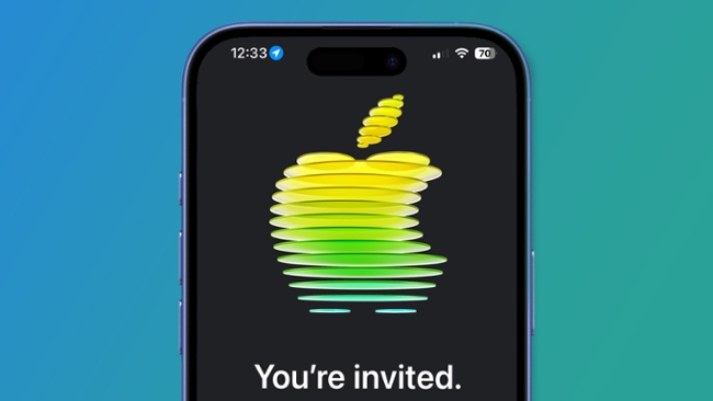 Apple event invite