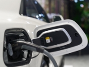 The charging port of a Rolls-Royce Spectre electric vehicle (EV) during the 2026 New York International Auto Show (NYIAS) in New York, US, on Wednesday, April 1, 2026. The event, which first opened in November 1900, is North America's oldest and largest attended auto show. Photographer: Bing Guan/Bloomberg via Getty Images
