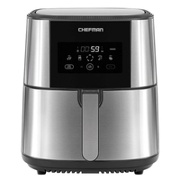 Chefman Turbofry Air Fryer With Basket Divider, 8 Qt Capacity - Stainless Steel, New: was $99.99 now $40