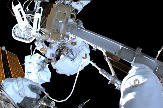 NASA shelves routine spacewalks for now due to leaky spacesuit helmet