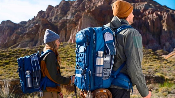 This solar-powered backpack charges your camera kit as you hike!