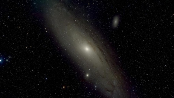 China's new wide-field survey telescope spots Andromeda