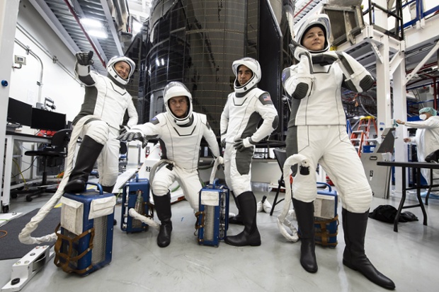 Crew-3 astronauts excited to ride SpaceX's Dragon on Halloween