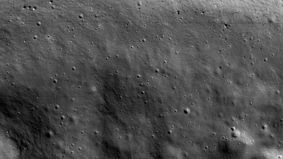 NASA moon camera takes a peek where the sun doesn't shine