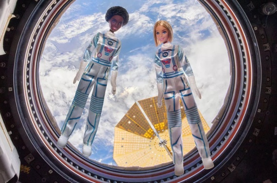 Barbie launches to space station for first time