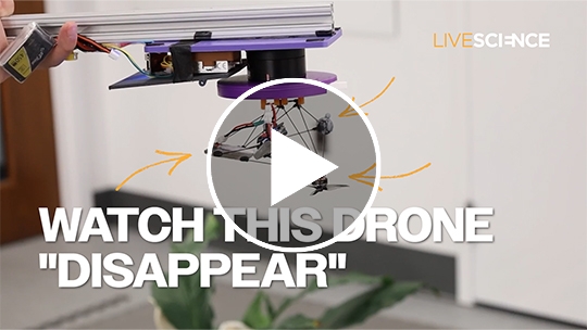 This AI-designed drone tricks your eyes into not seeing it