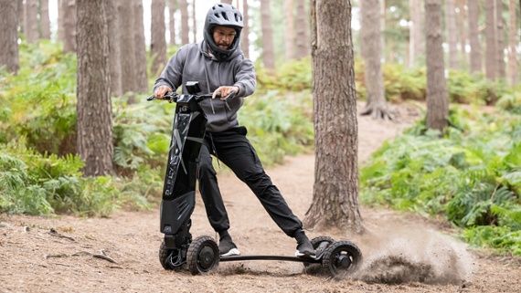 The extreme e-scooter is now a thing