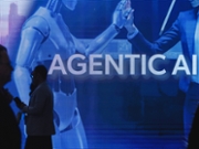 BARCELONA, SPAIN - MARCH 02: AI agents message is seen in Mobile World Congress 2026 on March 02, 2026 in Barcelona, Spain. (Photo by Xavi Torrent/Getty Images)