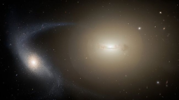These small galaxies were shredded by their larger siblings