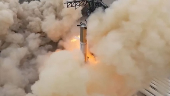 SpaceX's Starship booster conducts historic 31-engine burn