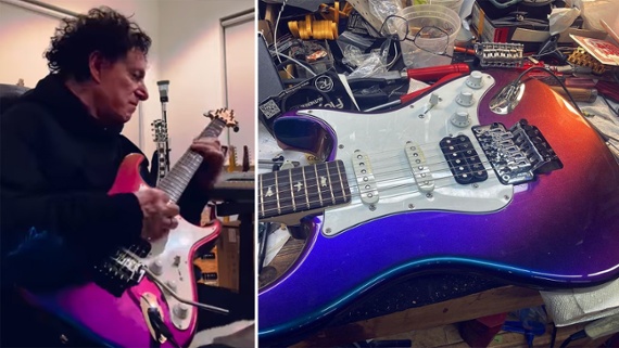 Neal Schon just created the craziest PRS Silver Sky yet – complete with a humbucker and Floyd Rose