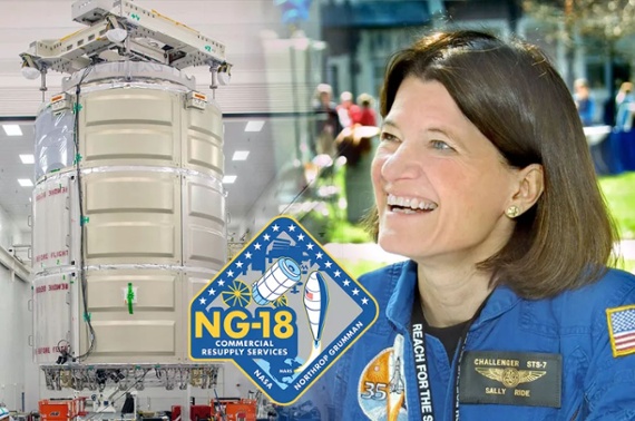 Northrop Grumman names 'SS Sally Ride' cargo ship for 1st US woman in space
