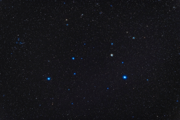 This view frames the two lions in the sky: Leo and Leo Minor (at top) in the northern hemisphere spring sky. At left is the large naked-eye star cluster Melotte 111, the Coma Berenices Star Cluster, now a separate constellation but was once considered the end of the tail of Leo. This is from home in Alberta at latitude 51º N, shot on a fine night in April 2025. Technical: This is a stack of 10 x 1.5 minute exposures with the Canon RF15-35mm lens at 35mm, and wide open at f/2.8 on the Canon R at ISO 800. It was on the Star Adventurer 2i tracker. A final exposure through a Tiffen DoubleFog3 filter and blended in adds the star glows to accentuate the constellation patterns and star colours. I should have framed it a little farther north to better frame Leo Minor. (Photo by: Alan Dyer/VWPics/Universal Images Group via Getty Images)