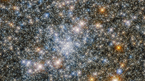 Hubble Space Telescope photo shows star-studded globular cluster near Milky Way's core