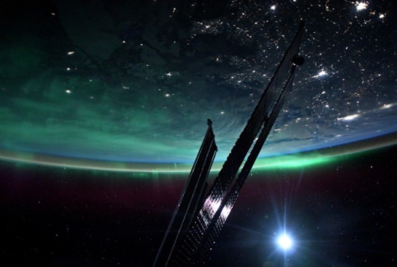 NASA astronaut sees 'absolutely unreal' auroras from space