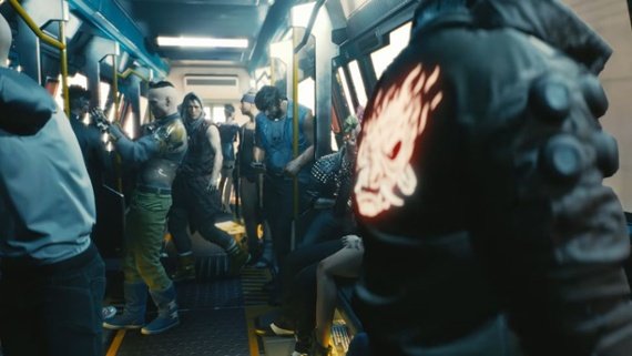 Inside the making of Cyberpunk 2077's metro system