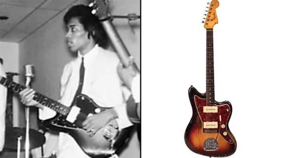 Jimi Hendrix's ultra-rare 1964 Fender Jazzmaster has been purchased by Jim Irsay