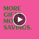 Chandelier touts "More Gifts, More Savings" at Kohl's