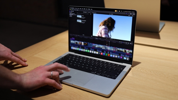 An Apple MacBook Pro