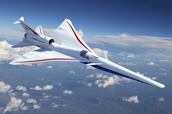 NASA's X-59 supersonic jet has patriotic paint job