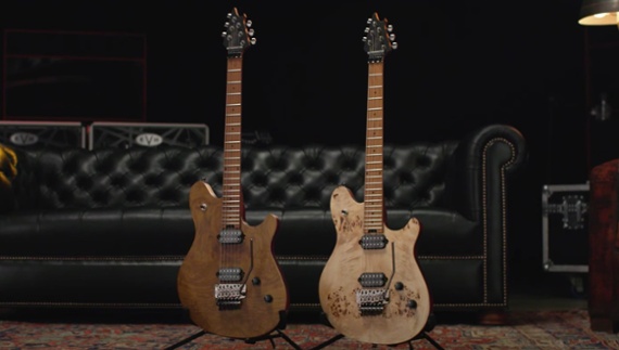 EVH extends its Wolfgang Standard Exotic range with Poplar Burl and Laurel Burl tops