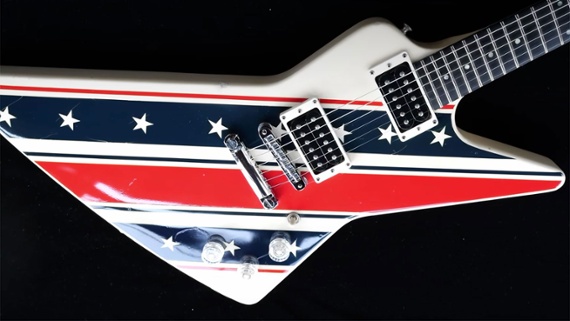 “He wanted to trade for a specific guitar... or gold”: A YouTuber has found a rare Stars and Stripes Gibson Explorer – thought to be one of just five or six in existence