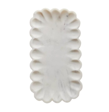 Marble Scalloped Tray, Anthropologie