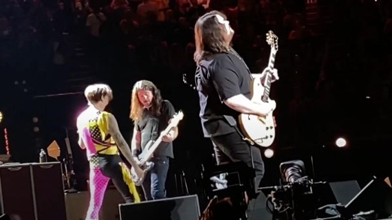 Watch Wolfgang Van Halen nail Panama at the LA Taylor Hawkins tribute concert – after promising he'd never play the track live