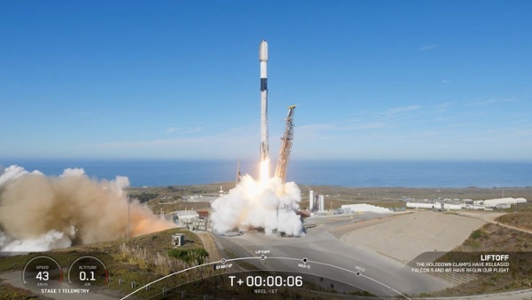 US spy satellite launch marks 100th Falcon 9 flight of 2024