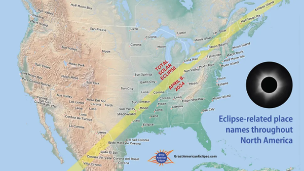 Eclipse-themed places to see the April 2024 solar eclipse