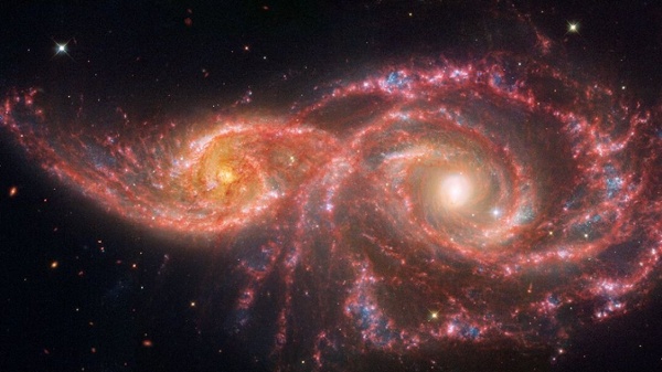 Stare into the 'blood-soaked eyes' of 2 spooky galaxies