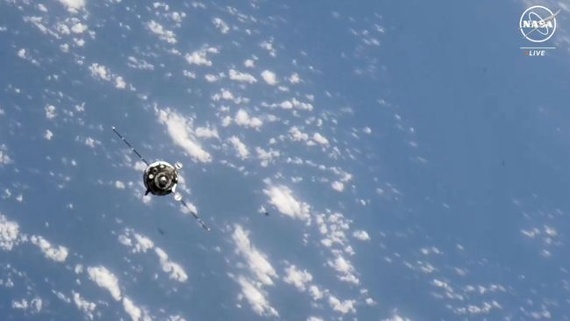 3 spaceflyers arrive at the ISS aboard Russian Soyuz