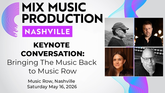 Mix Nashville 2026 Announces Keynote!