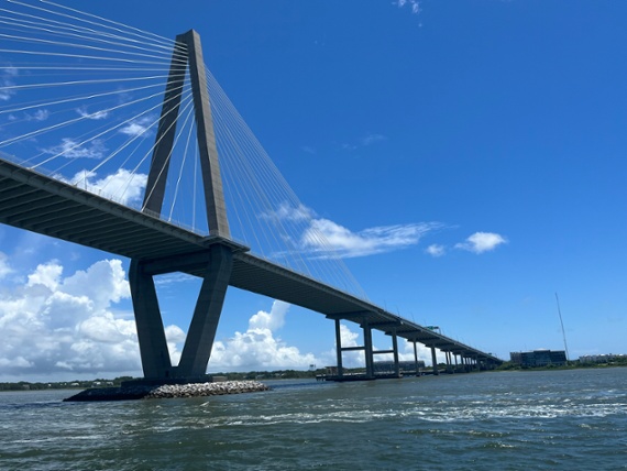 The Arthur Ravenel Jr. Bridge in Charleston S.C.