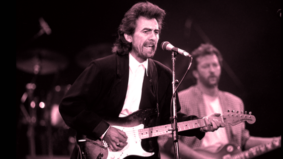 "I wanted Eric Clapton on My Guitar Gently Weeps for a bit of moral support and to make the others behave..." Jamming with Eric Clapton and recording with the Beatles: A long-lost interview with George Harrison