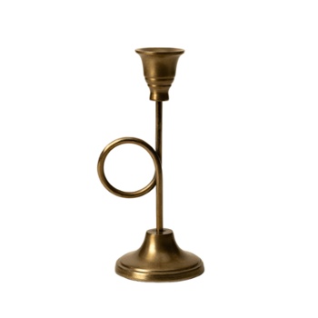 Grid 1, McGee & Co., French Horn Taper Holder, $28